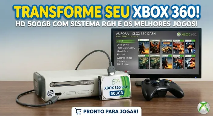 HD de 500 GB para Xbox 360
