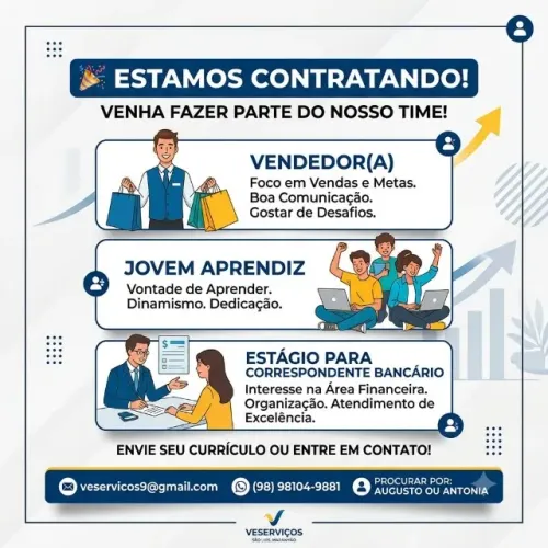 Contrato Vendedor \ Jovem Aprendiz