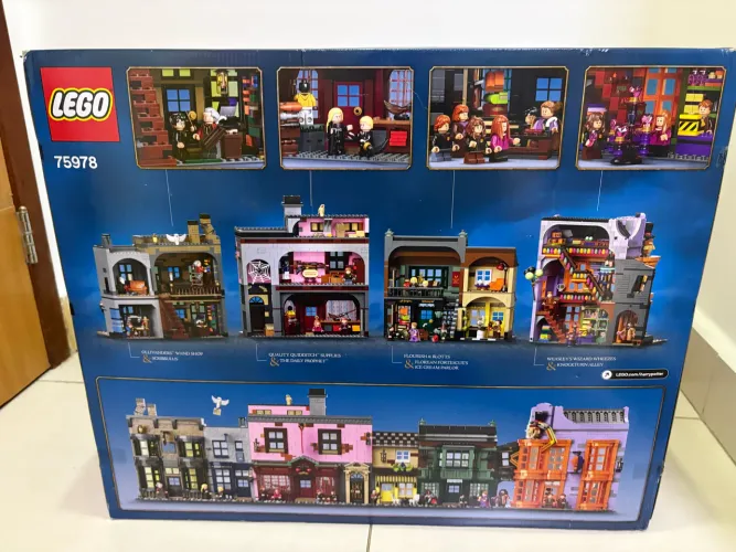 Lego original lacrado harry potter beco diagonal diagon alley 75978