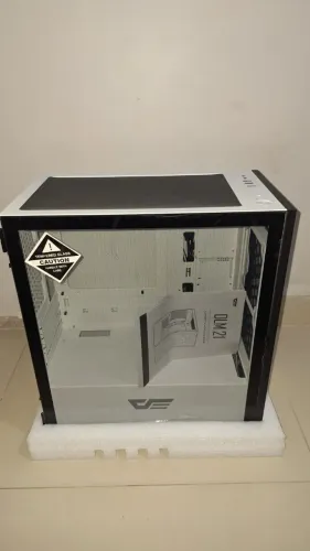 Gabinete DarkFlash DLM21 Branco Gamer Lateral Vidro