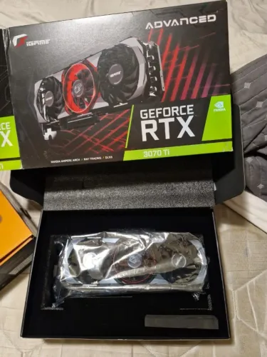 RTX 3070 TI Igame 3 Fan + Fonte B700H Gigabyte (semi-modular) *SOMENTE VENDA*