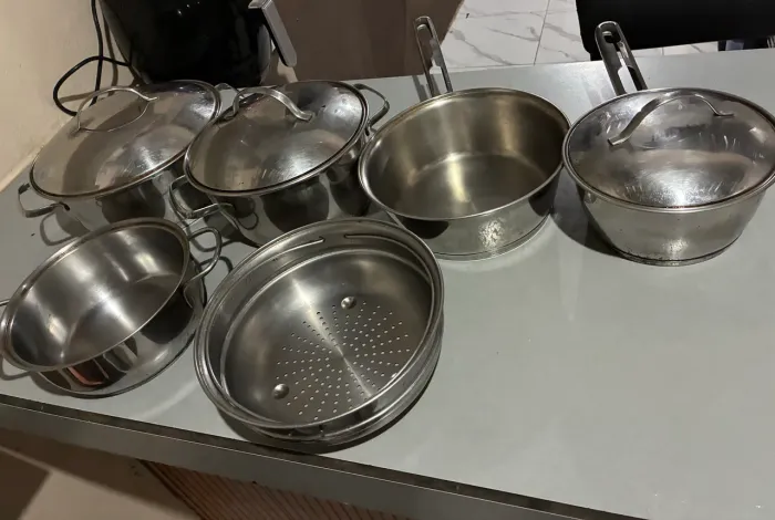 Panelas aço inox e outros 