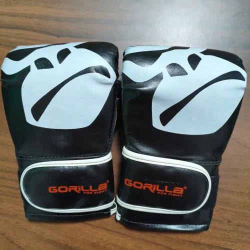 Luva Bate Saco Gorilla For Fight Tamanho 14 Oz Par Usada