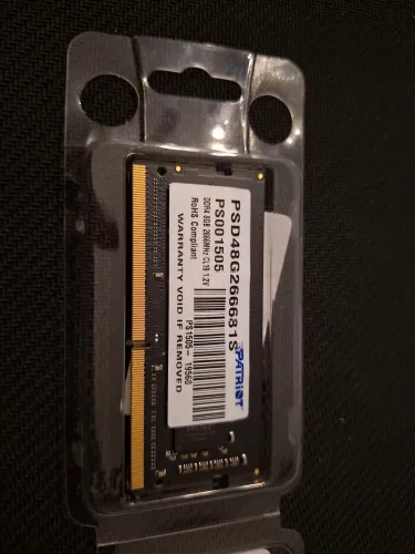 Memória RAM DDR4 8GB 2666 MHz Patriot