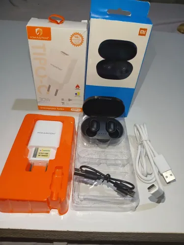 Fone Airdots 5.0 + Carregador Turbo 30 W 