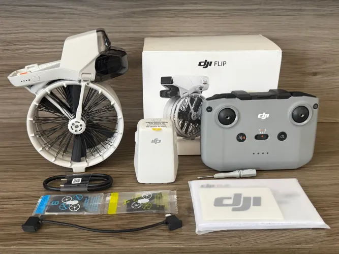 Drone DJI FLIP NOVO nunca foi Ativado com ACTIVE TRACK 