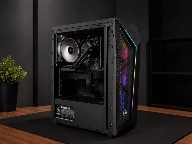 PC Gamer Ryzen 5 5600 + RX 7600 8GB | 16GB RAM | SSD NVMe 1TB | Pronto para Jogar