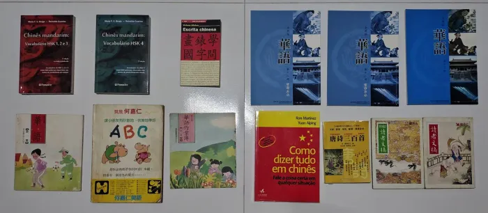 Kit 20 livros para o estudo do idioma Chinês 