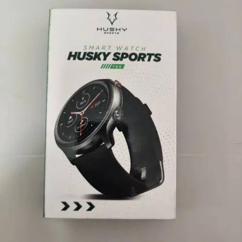 SmartWatch Husky Sports 700 GPS, Preto, Pulseira Extra Azul Marinho, Com GPS