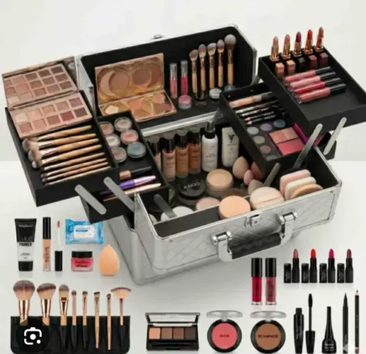 Maleta de maquiagem completa