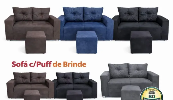 Sofá de 2 lugares 