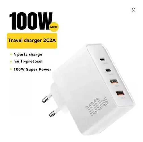 ESSAGER CARREGADOR TURBO 100W + BRINDE 1 SUPORTE PARA CELULAR