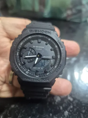 Relógio CASIO G-SHOCK GA-2100 1A1DR CABON 200 METROS - SEM USO/NA CAIXA