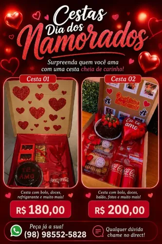 Cesta dia dos namorados