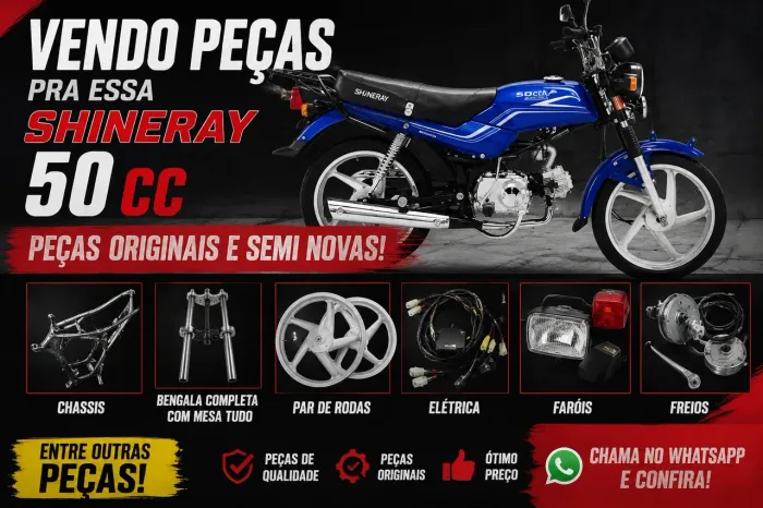 Peças dessa Shineray 50 cc