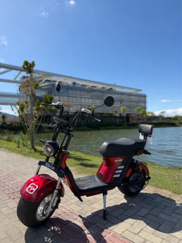 Scooter Elétrica HE-6 1000W - Semi-Nova (8 Meses) com Nota Fiscal