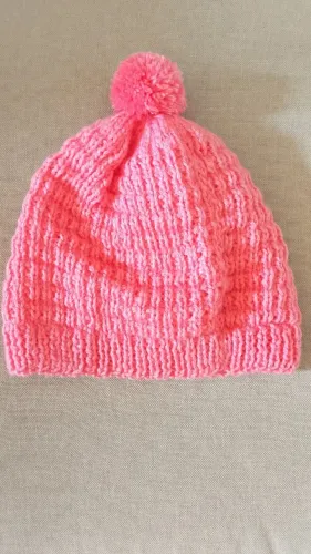 Gorro Touca de Frio - Rosa 1