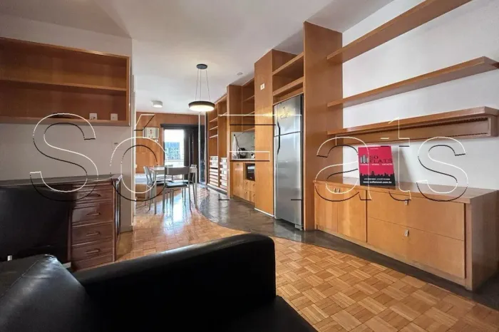 Lindo flat em Moema para locação na Av. Rouxinol. Com entrada imediata e sem fiador. Consu