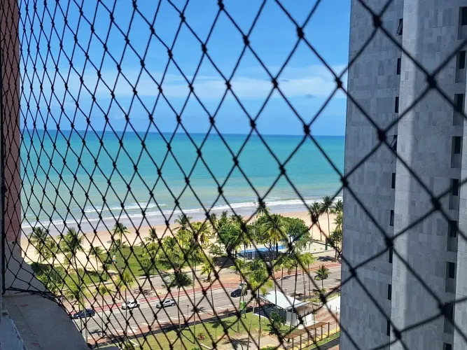 Apartamento para alugar mobiliado, vista para o mar. Melhor local de Boa Viagem.  2 Jardim