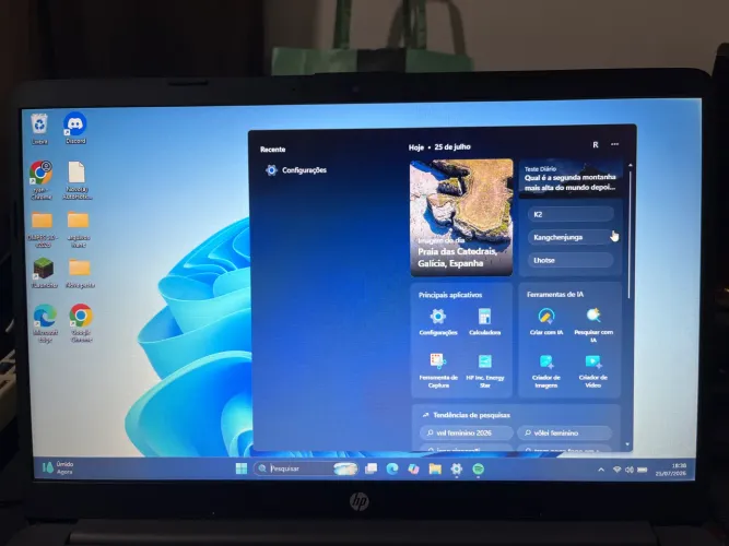 Notebook HP NOVO aceito proposta e troco (Descrição)