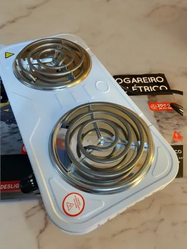 Fogareiro Elétrico 2 Bocas 400°C 2400W an14