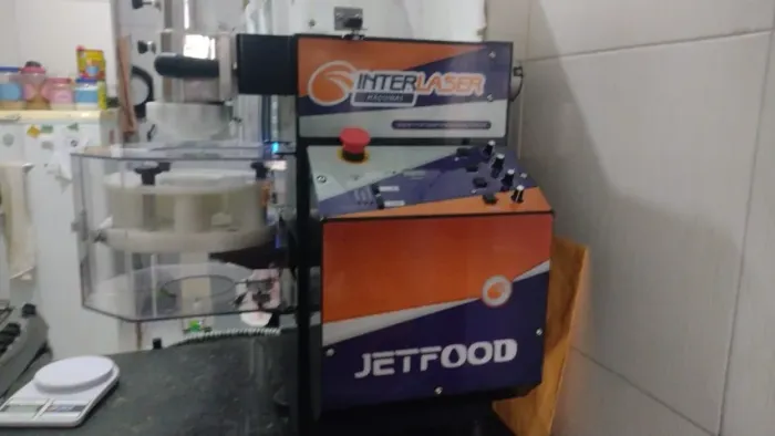 Máquina de fazer salgados da interlaser jetfood