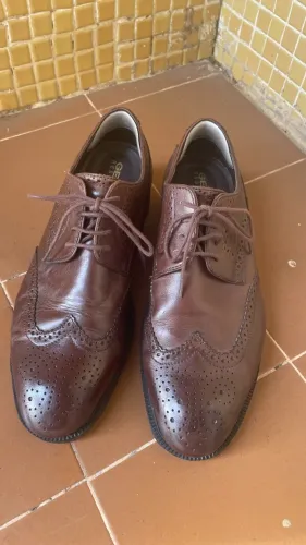 Sapato Italiano GEOX Derby Brogue marrom 42