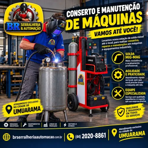 SERVIÇOS DE ESTAÇÃO DE SOLDA MIGMAG
