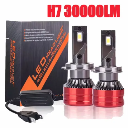 Farol LED H7 CSP Chips 100W 6.000K 30.00LM