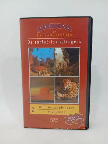 Raro VHS Os Santuários Selvagens 2 O Lar da Grande Fauna