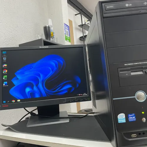 Computador Home Office Win 10 Pacote Office Dual Core 4GB HD 160GB + kit Teclado e Mouse