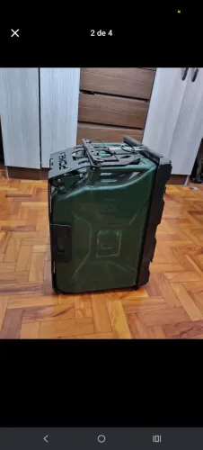 Tanque extra para 4x4, dois galões de 20L + suporte