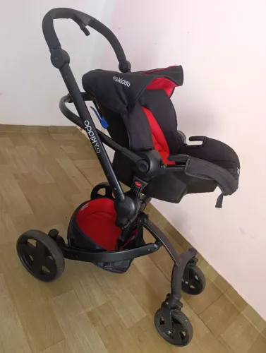 Carrinho e bebê conforto 2x1 kiddo