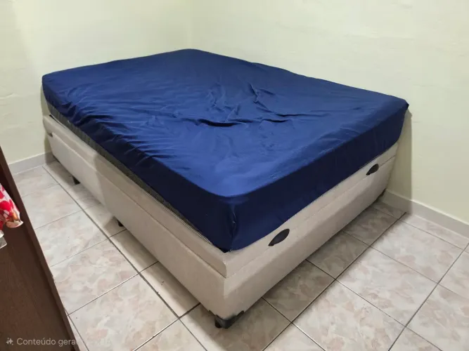 Cama box baú+ colchão - NOVO