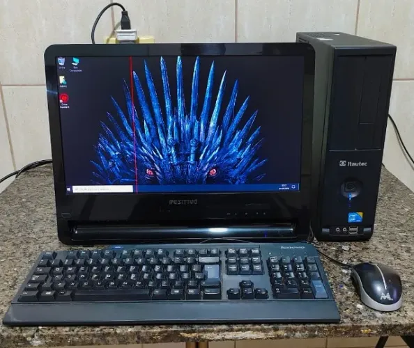 Computador Completo i3 - 4GB de RAM - HD 500GB - Monitor 18,5" - Mouse+Teclado