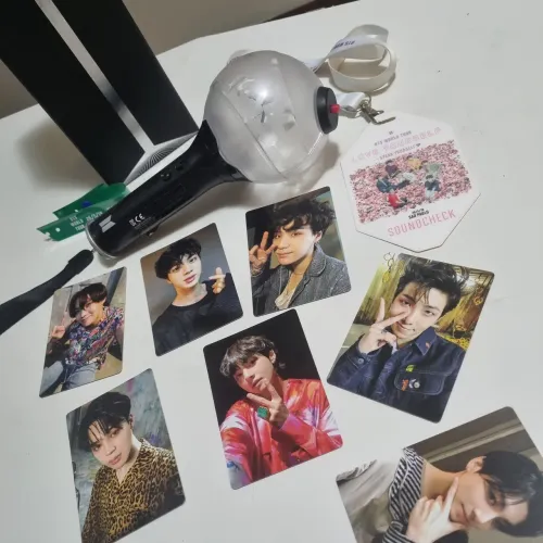 Armybomb Lightstick ver 3 bts COMPLETO + crachá soundcheck + pulseira