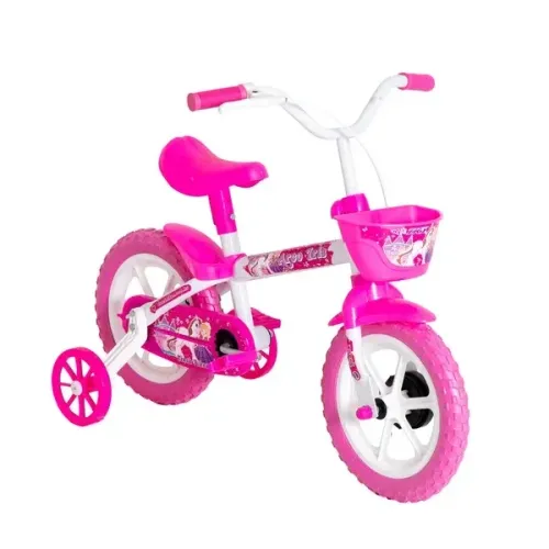 Bicicleta Infantil Feminina Aro 12 Rosa