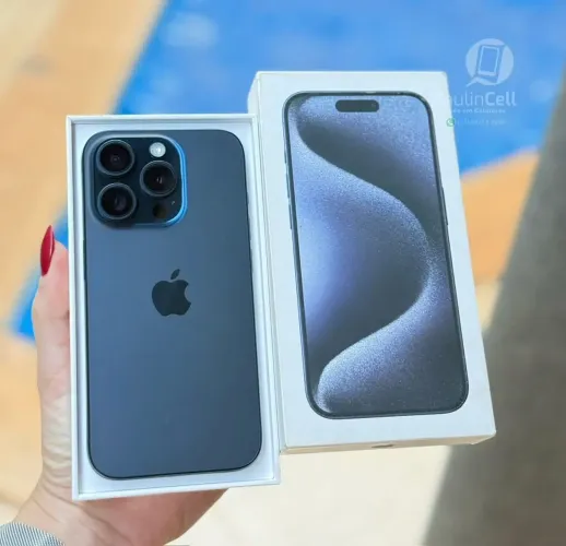 IPhone 15 pro 128gb Azul completo