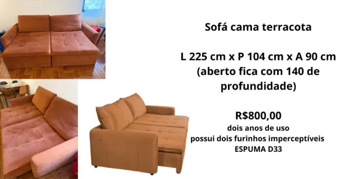 Sofá Retrátil / Sofá-cama