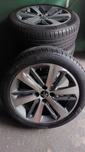 Rodas aro 17 sem pneus peugeot 308 2017 4x108