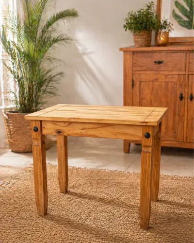 Mesa lateral madeira maciça 