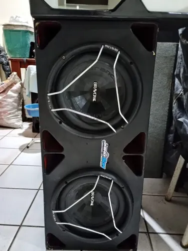 Caixa Vazia para 2 subwoofers de 12