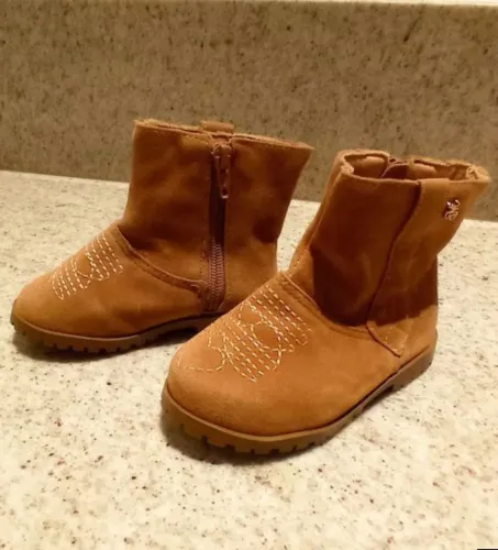 Bota couro Milon bebê tamanho 19