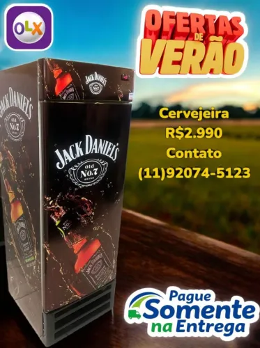 Cervejeira - Geladeira para Bebidas Jack Daniels