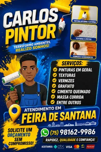 Carlos Pintor - Pintura e Acabamentos em Geral.