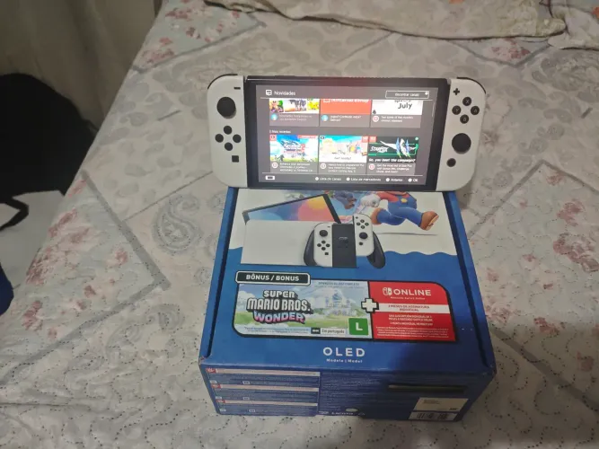 Nintendo switch oled novo