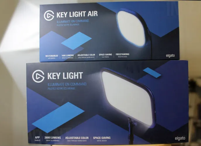 Elgato Key Light + Elgato Key Light Air (Envio OLX Pay)