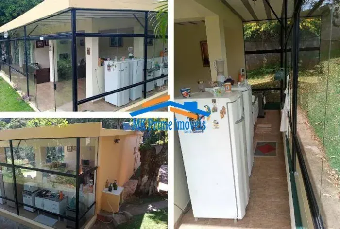 Casa c/ 300m², 2 quartos, piscina no Condomínio Granja Veridiana-Ibiúna SP