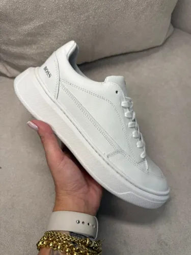 Sapatênis Masculino Linha Premium Hugo Boss Off White Disponível 38 AO 43 Entregas/Envios