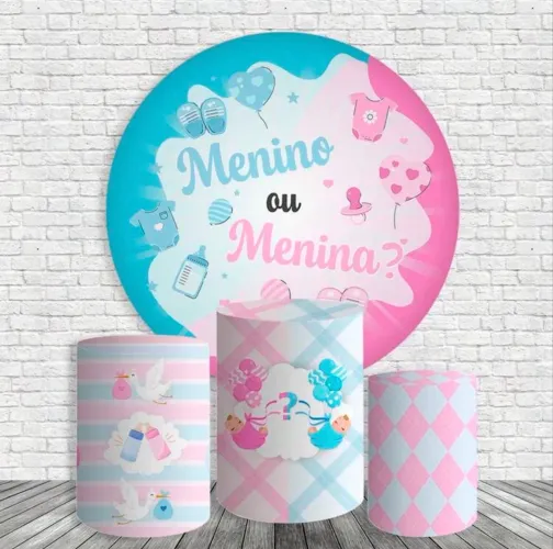 Kit Capas para Cilindro + Painel Chá Revelação